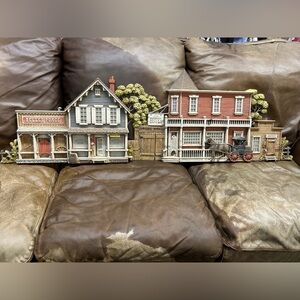 VTG Burwood Products Co. #1331 Western Frontier Town 53” Wall Plaque 3D MCMLXXV